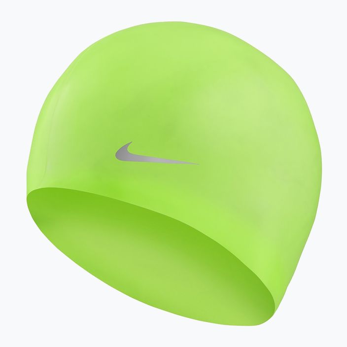 Детска шапка за плуване Nike Solid Silicone green TESS0106
