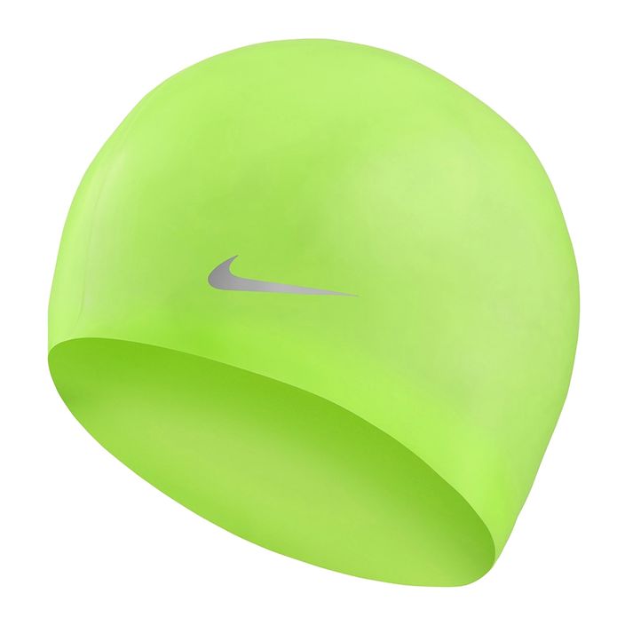 Детска шапка за плуване Nike Solid Silicone green TESS0106 2