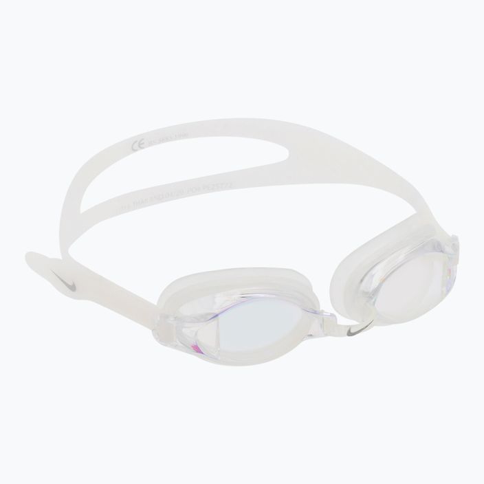 Очила за плуване Nike CHROME MIRROR бели NESS7152