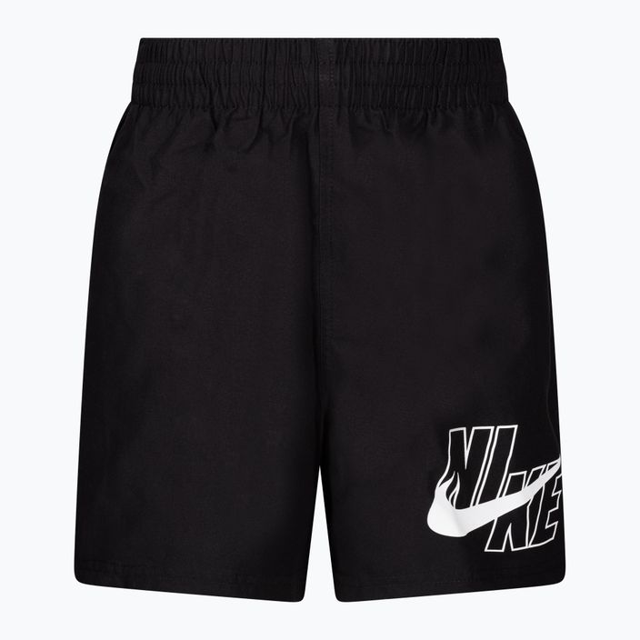 Детски къси панталони за плуване Nike Logo Solid Lap черни NESSA771-001
