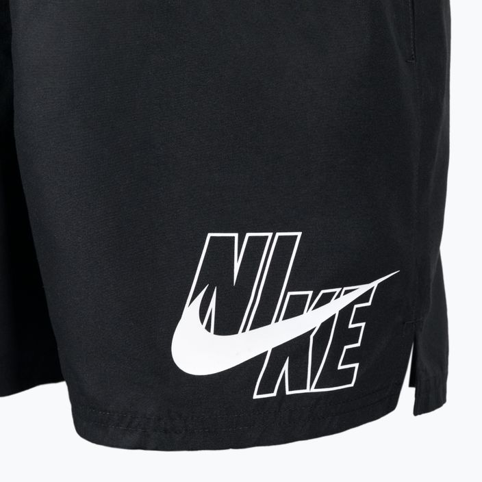 Мъжки къси панталони за плуване Nike Logo Solid 5" Volley black NESSA566-001 3