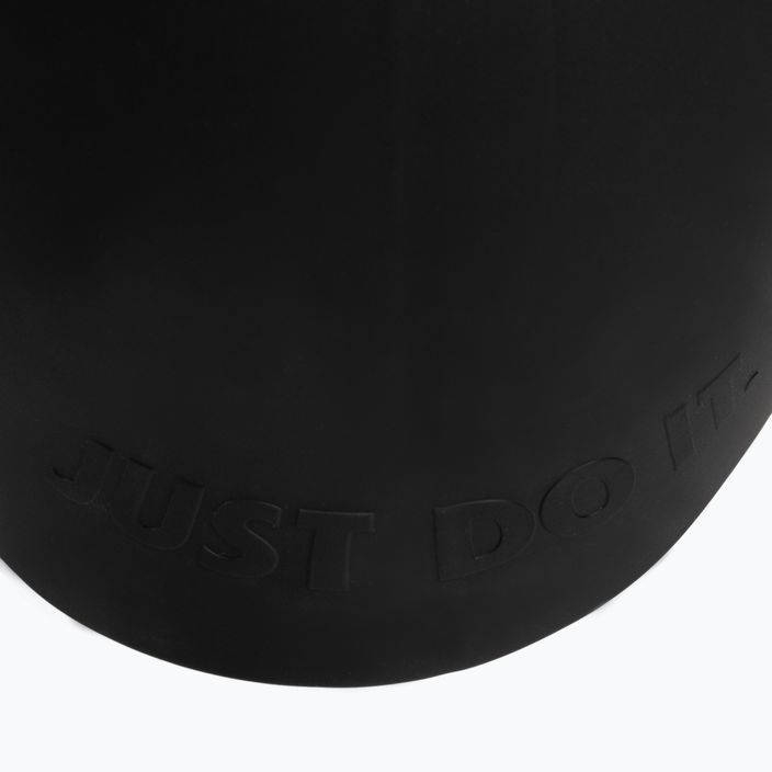 Nike Силиконова шапка за плуване с дълга коса черна NESSA198-001 3