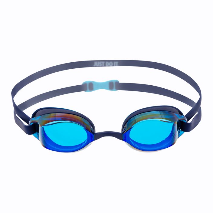 Очила за плуване Nike LEGACY MIRROR сини NESSA178 2