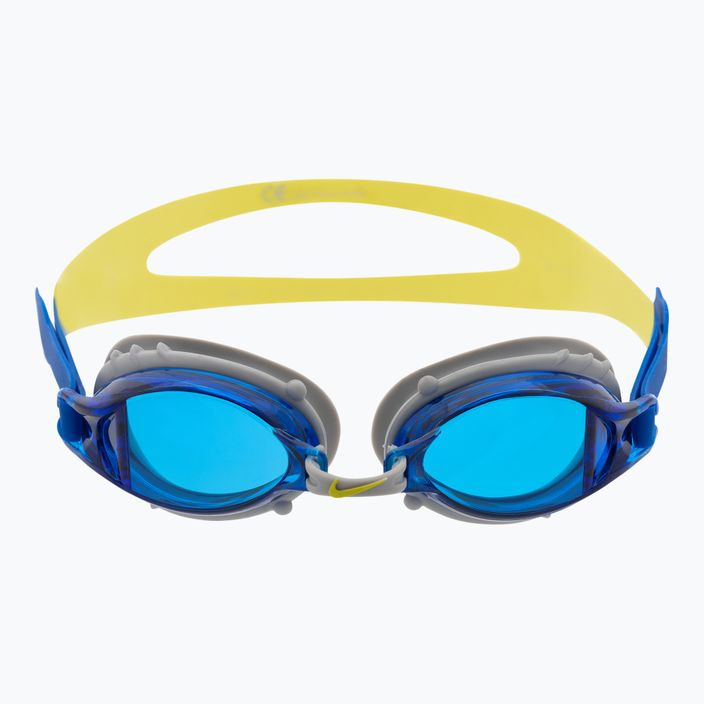 Детски очила за плуване Nike CHROME JUNIOR зелено-сини NESSA188-400 2