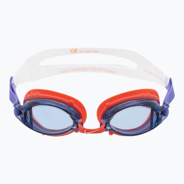 Детски очила за плуване Nike CHROME JUNIOR в бяло и червено NESSA188-633 2