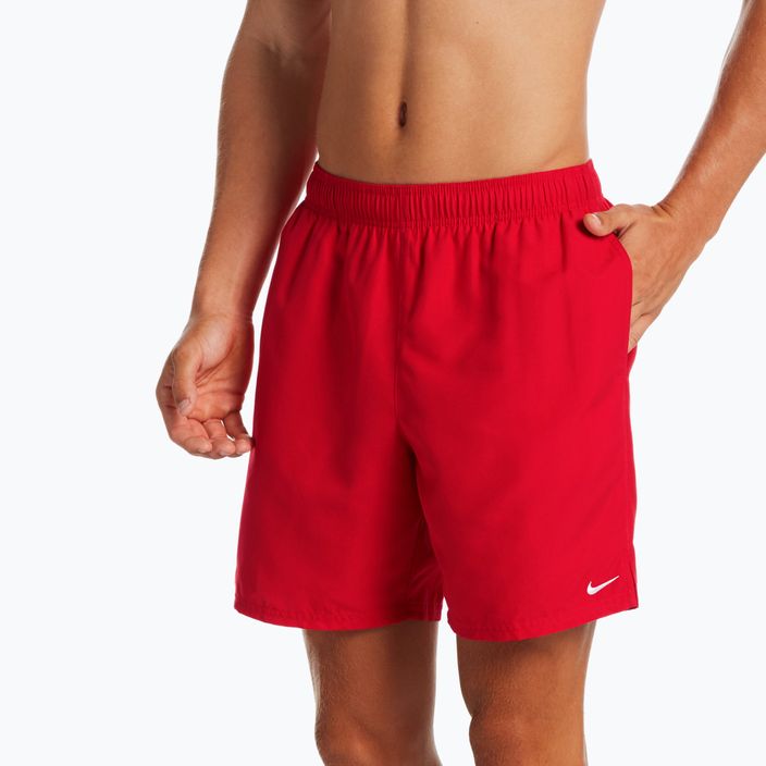 Мъжки къси панталони за плуване Nike Essential 7" Volley червени NESSA559-614 5