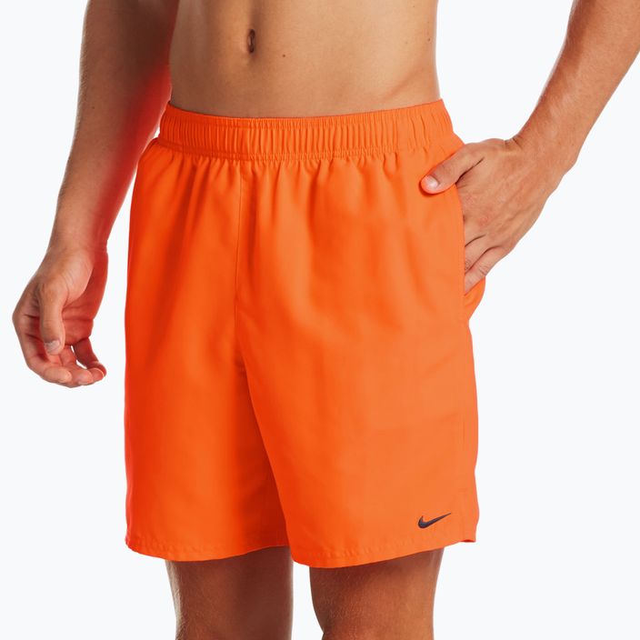 Мъжки къси панталони за плуване Nike Essential 7" Volley orange NESSA559-822 4