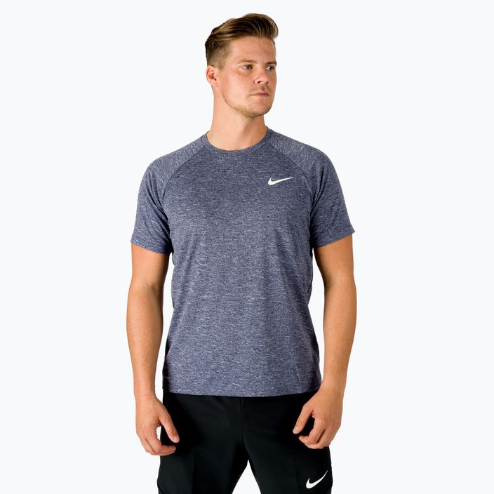 Мъжка тренировъчна тениска Nike Heather navy blue NESSA589-440