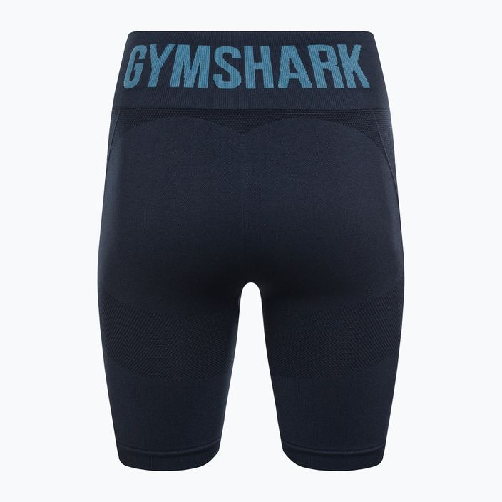 Дамски шорти за тренировка Gymshark Flex Cycling тъмно синьо 7