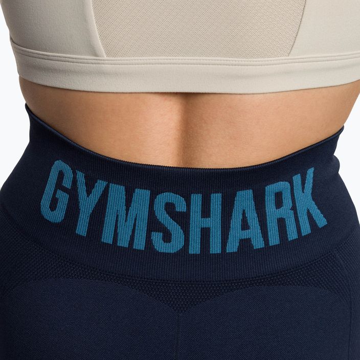 Дамски шорти за тренировка Gymshark Flex Cycling тъмно синьо 5