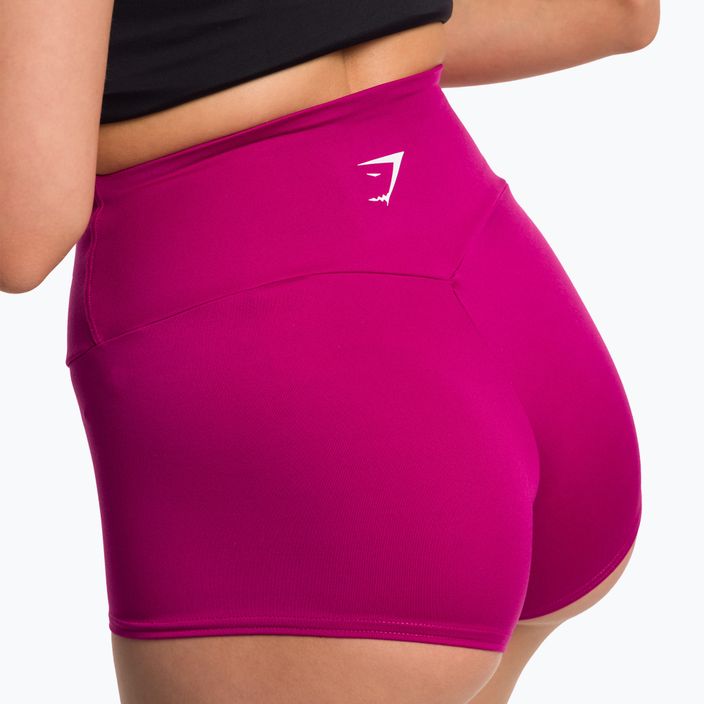 Дамски къси панталони за тренировка Gymshark berry pink 4