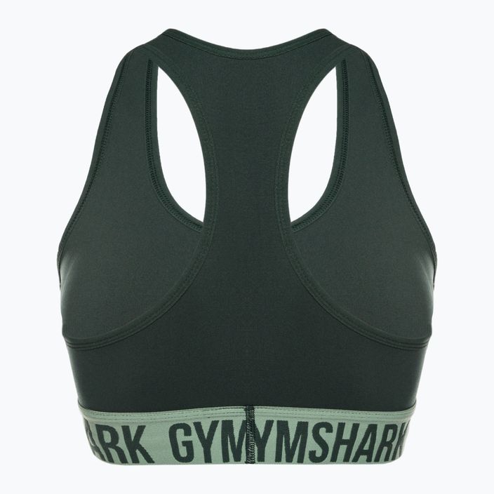 Gymshark Fit Sports зелен фитнес сутиен 6
