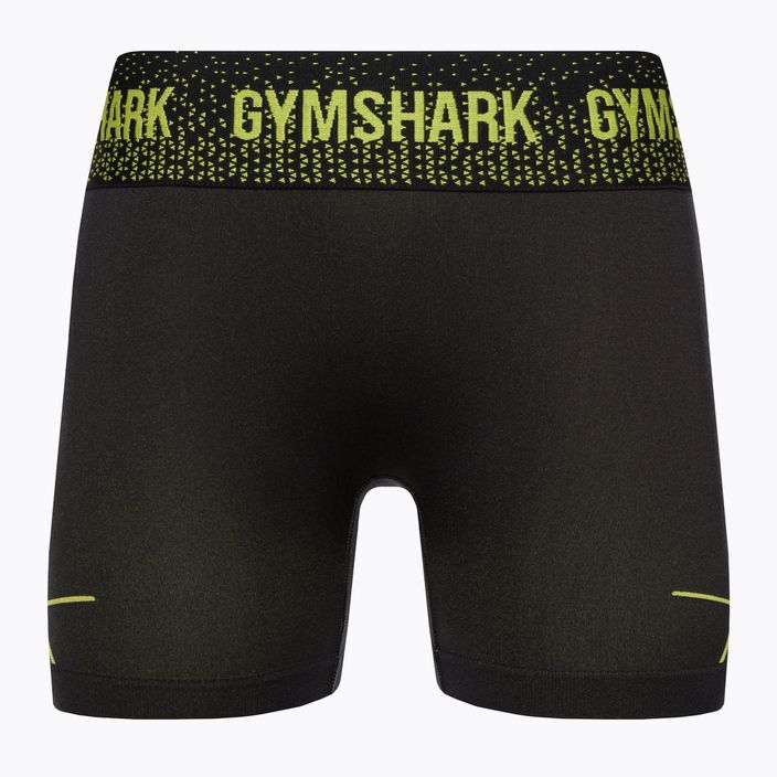 Дамски тренировъчни шорти Gymshark Apex Seamless Low Rise зелен/черен 5