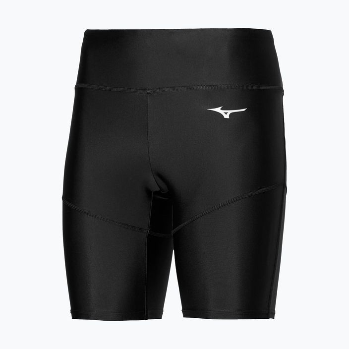 Дамски шорти за бягане Mizuno Core Mid Tight black