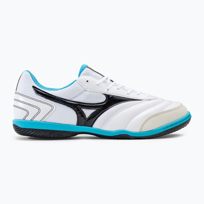 Mizuno Morelia Sala Club IN мъжки футболни обувки бяло и черно Q1GA220309 2