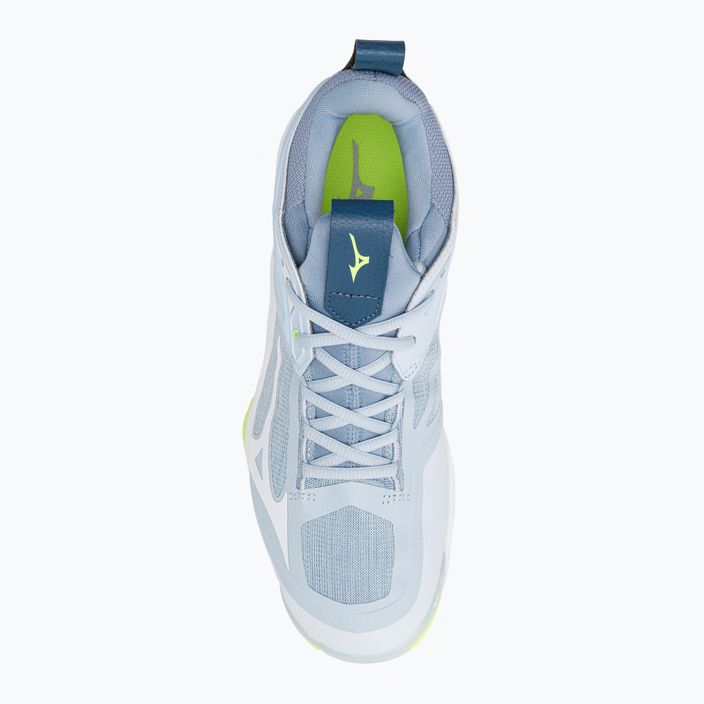 Мъжки обувки за волейбол Mizuno Wave Momentum 2 heather/white/neo lime 6