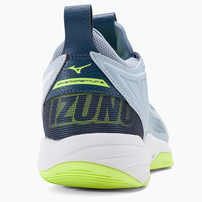 Мъжки обувки за волейбол Mizuno Wave Momentum 2 heather/white/neo lime 9