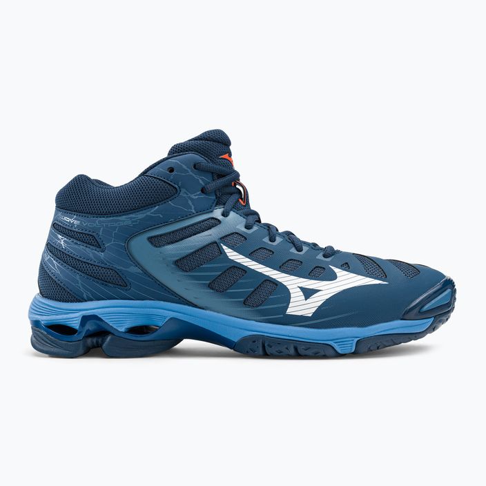 Мъжки обувки за волейбол Mizuno Wave Voltage Mid navy blue V1GA216521 2