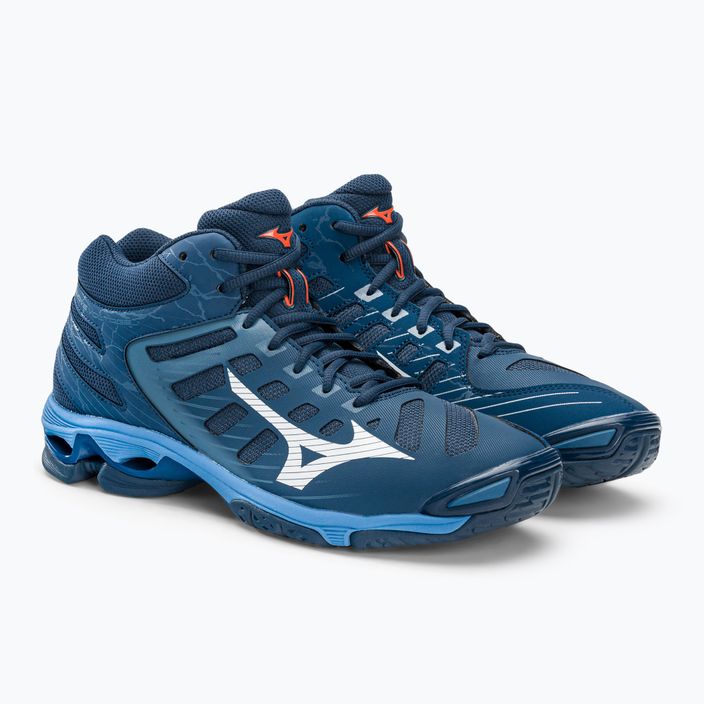 Мъжки обувки за волейбол Mizuno Wave Voltage Mid navy blue V1GA216521 5
