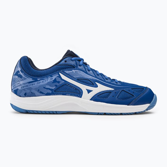 Мъжки обувки за тенис Mizuno Breakshot 3 AC navy blue 61GA214026 2
