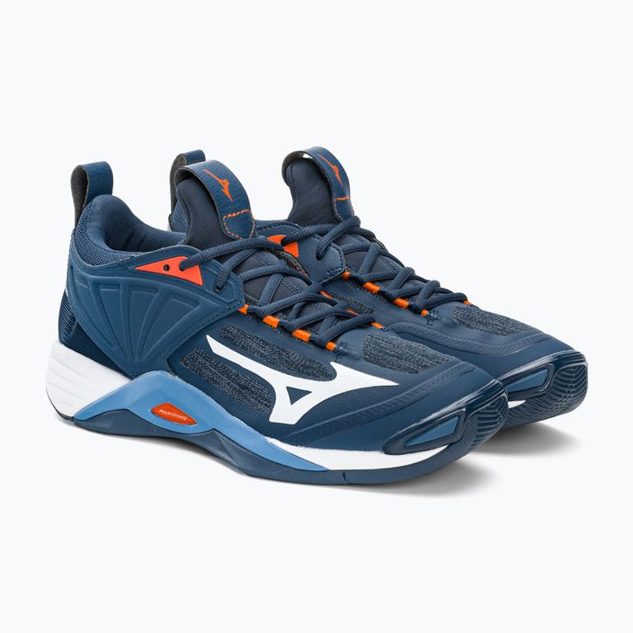 Мъжки обувки за волейбол Mizuno Wave Momentum 2 navy blue V1GA211212 4