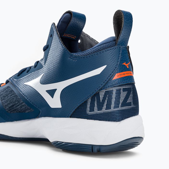 Мъжки обувки за волейбол Mizuno Wave Momentum 2 Mid navy blue V1GA211721 11