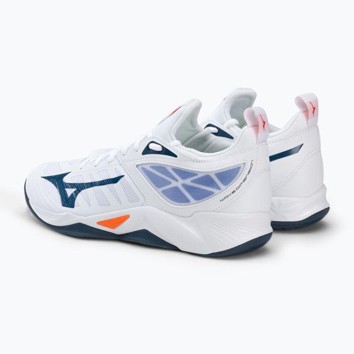 Мъжки обувки за волейбол Mizuno Wave Dimension white V1GA224022 3