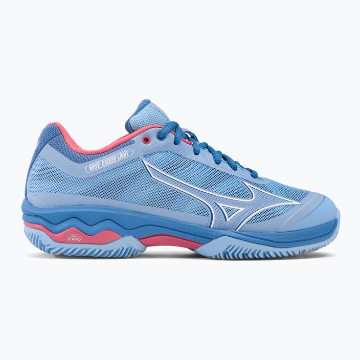 Дамски обувки за тенис Mizuno Wave Exceed Light CC blue 61GC222121 2