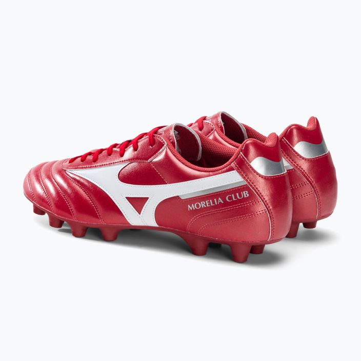 Мъжки футболни обувки Mizuno Morelia II Club MD червени P1GA221660 3