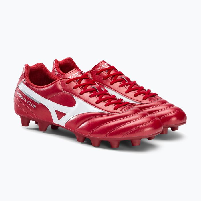 Мъжки футболни обувки Mizuno Morelia II Club MD червени P1GA221660 4