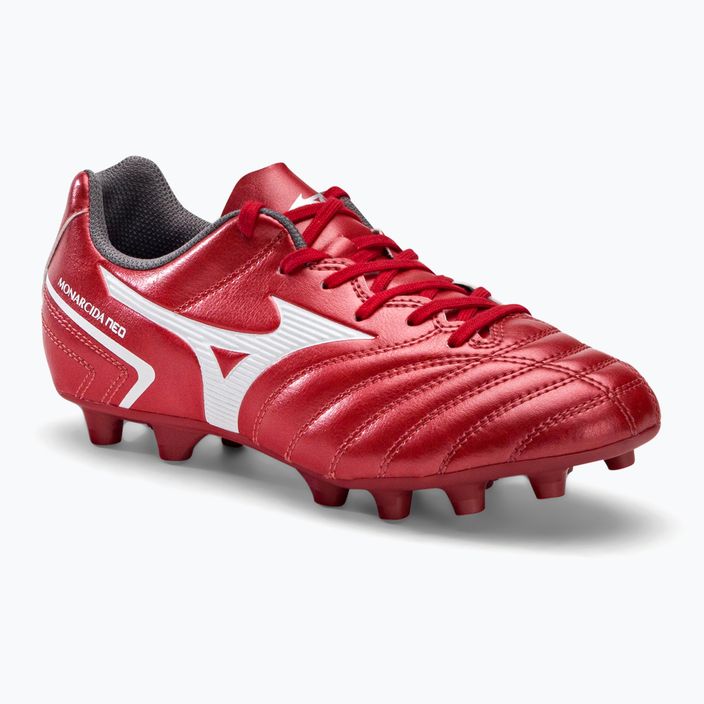 Детски футболни обувки Mizuno Monarcida II Sel MD червени P1GB222560