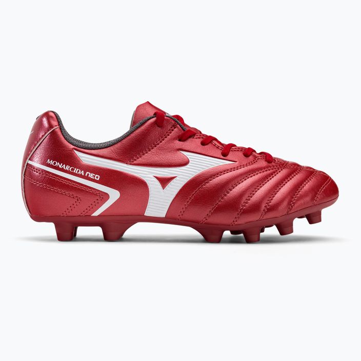 Детски футболни обувки Mizuno Monarcida II Sel MD червени P1GB222560 2