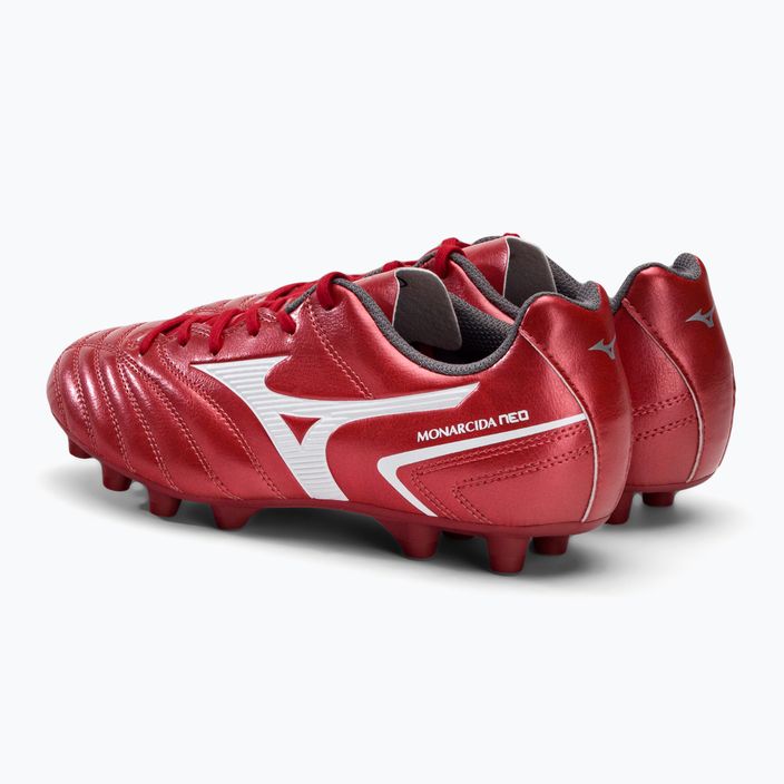 Детски футболни обувки Mizuno Monarcida II Sel MD червени P1GB222560 3