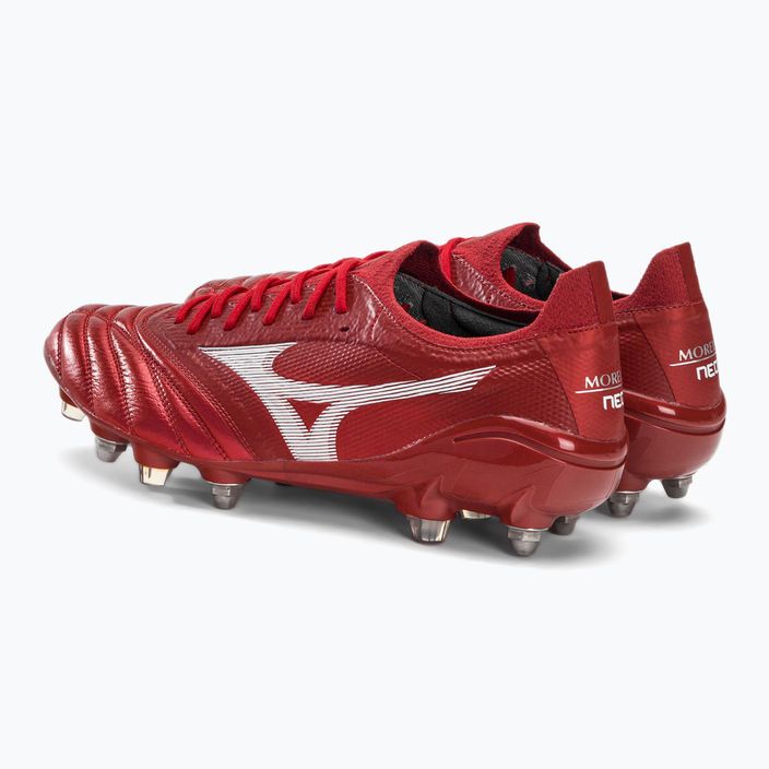 Mizuno Morelia Neo III Beta Elite Mix футболни обувки червени P1GC229160 3