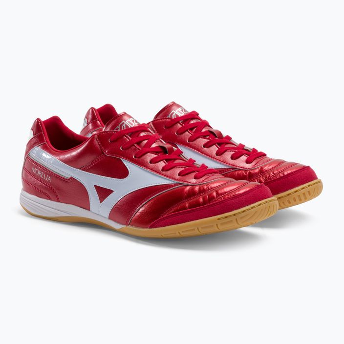 Mizuno Morelia Sala Elite IN футболни обувки червени Q1GA221060 4