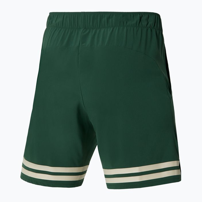 Mizuno Ретро зелени къси панталони за бягане 62GBA00237 2