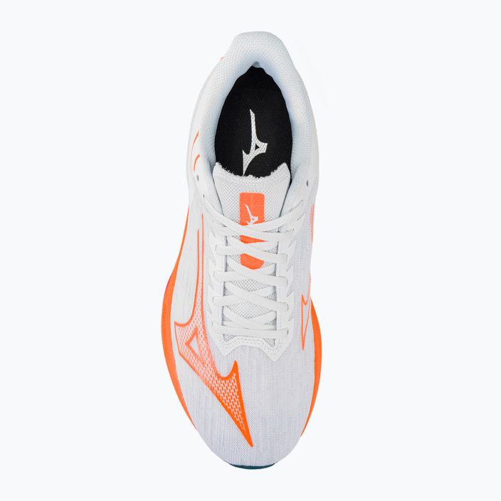 Мъжки обувки за бягане Mizuno Wave Rebellion white/light orange/bashes 5