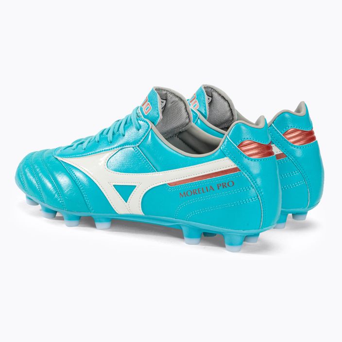 Футболни обувки Mizuno Morelia II Pro синьо и бяло P1GA231325 3