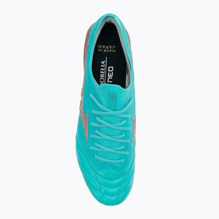 Mizuno Morelia Neo III Beta JP футболни обувки сини P1GA239025 6