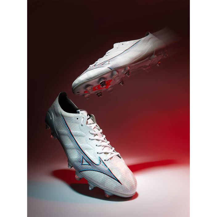 Мъжки футболни обувки Mizuno Alpha JP Mix white/ignition red/ 801 c 18