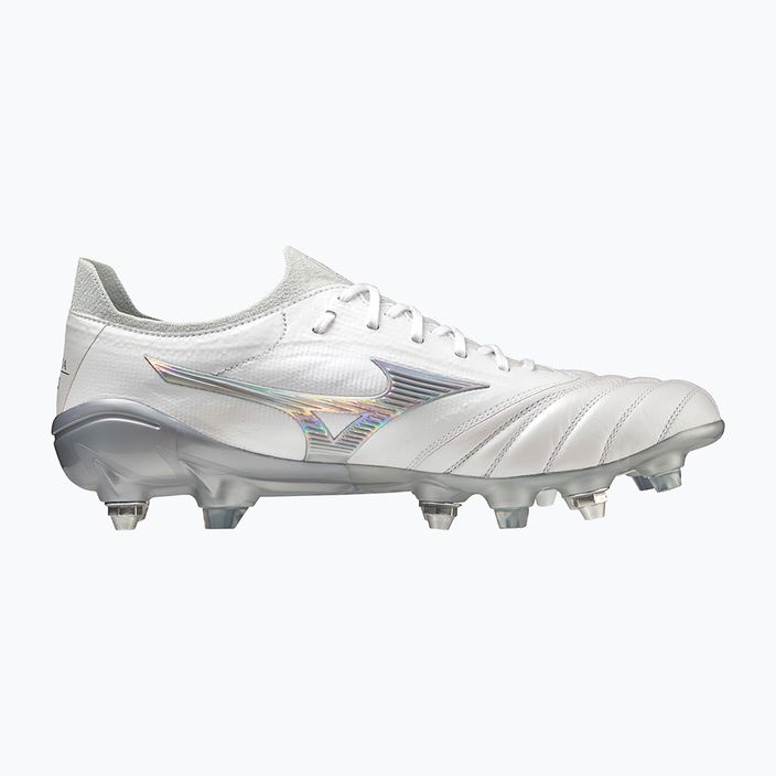 Mizuno Morelia Neo III Beta JMP футболни обувки бяло/холограмно/студено сиво 3c 11