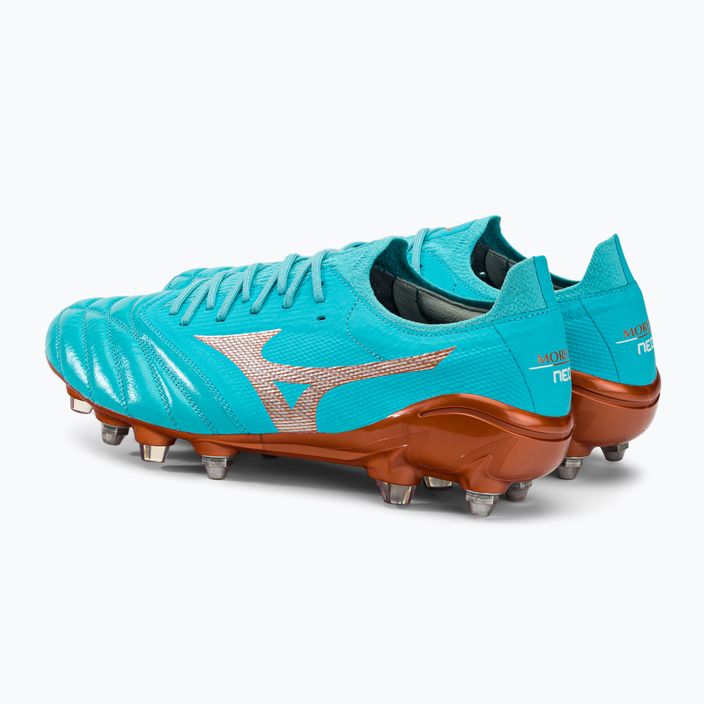 Mizuno Morelia Neo III Elite M футболни обувки сини P1GC239125 3