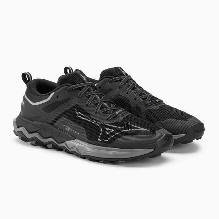 Мъжки обувки за бягане Mizuno Wave Ibuki 4 GTX black/metallic gray/dark shadow 5