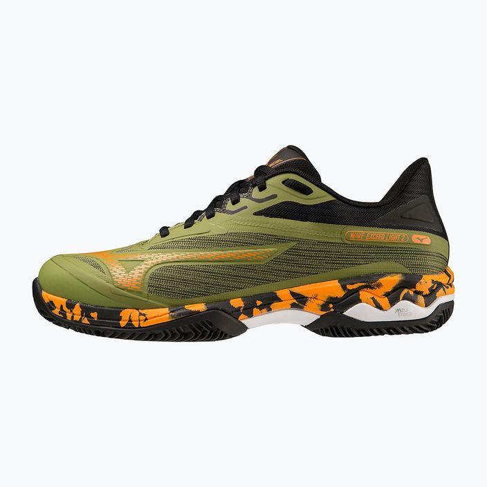 Мъжки обувки Mizuno Wave Exceed Light 2 Padel calliste green / vibrant orange / black 12