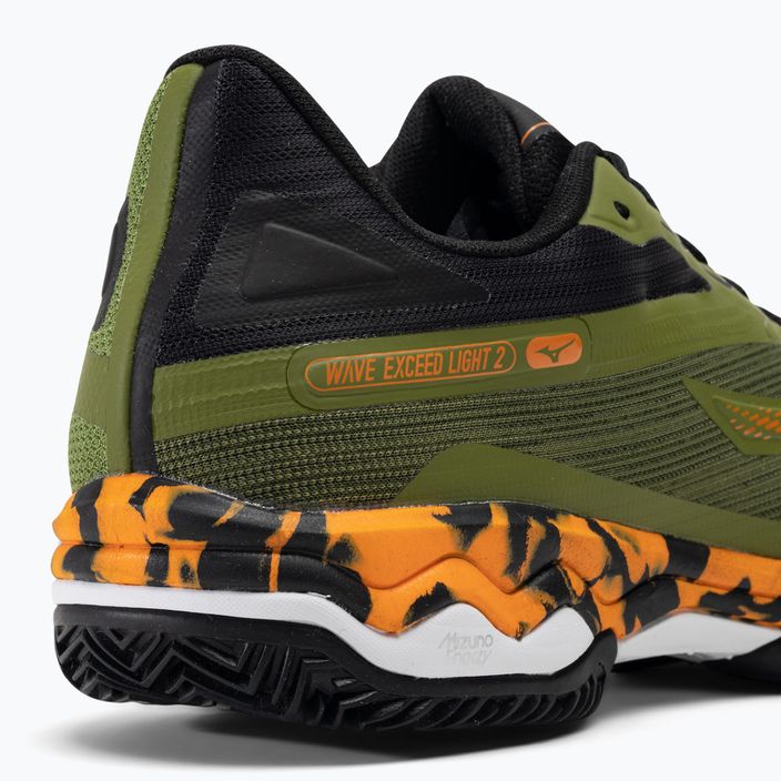 Мъжки обувки Mizuno Wave Exceed Light 2 Padel calliste green / vibrant orange / black 9
