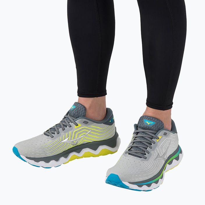 Мъжки обувки за бягане Mizuno Wave Horizon 6 pblue/silver/bolt2neon 4
