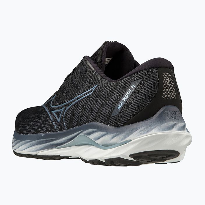 Мъжки обувки за бягане Mizuno Wave Inspire 19 black/glacial ridge/illusionblue 9
