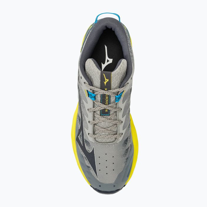 Мъжки обувки за бягане Mizuno Wave Daichi 7 cgray/oblue/bol2(neon) 5