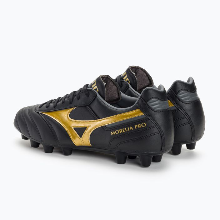Мъжки футболни обувки Mizuno Morelia II PRO MD black/gold/dark shadow 3