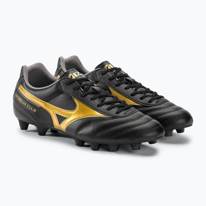 Мъжки футболни обувки Mizuno Morelia II Club MD black/gold/dark shadow 5